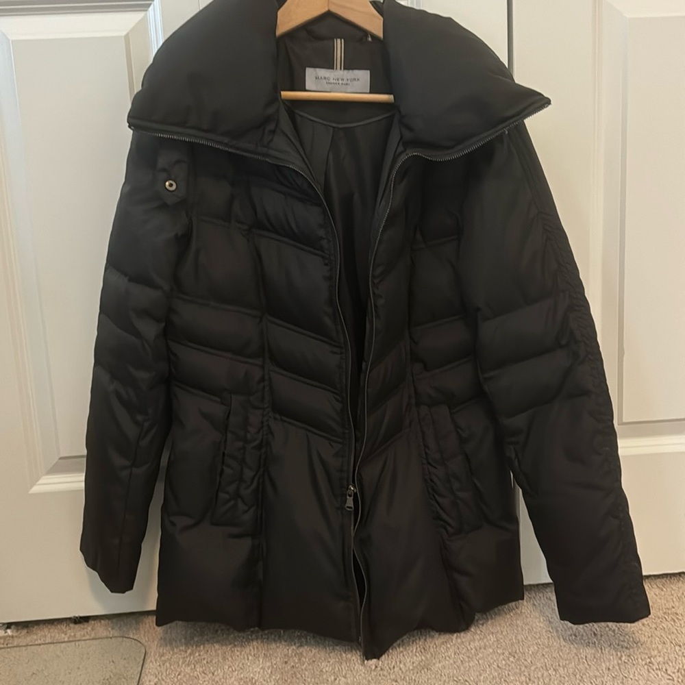 NWOT Marc New York Andrew Marc puffer coat black womens medium